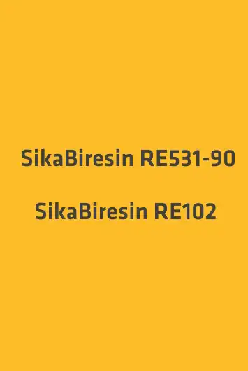 SikaBiresin RE531-90  SikaBiresin RE102